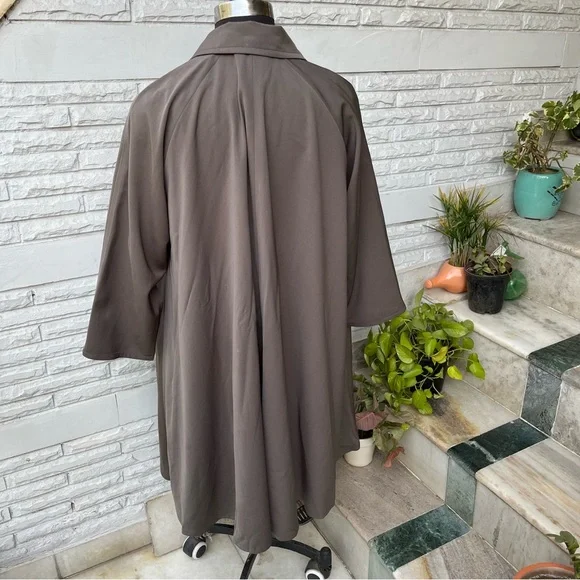 Korean Greyish Trench Coat - Picture 4 of 4